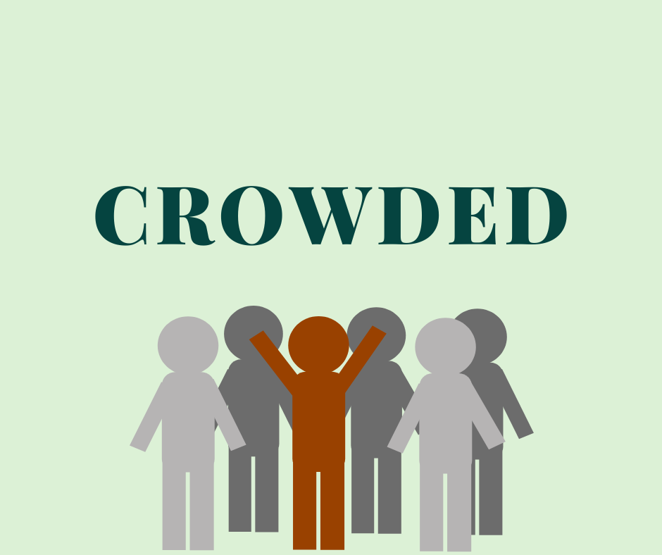 Bạn có biết Crowded đi với giới từ gì